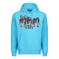 Ocean Blue best mom ever Premium Hoodie - SublimationCraftShop
