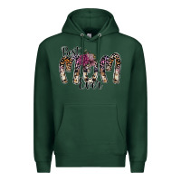 Sports Green best mom ever Premium Hoodie - SublimationCraftShop