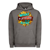 Pigment Tornado what a great day to be alive Urban Hoodie - HRA Design Shop