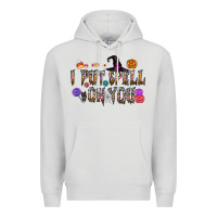 Dove Grey i put speel on you Premium Hoodie - CowhideDigitalArt