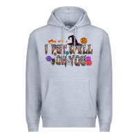 Heather Grey i put speel on you Premium Hoodie - CowhideDigitalArt