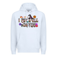 White i put speel on you Premium Hoodie - CowhideDigitalArt