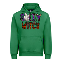 Emerald Salty Witch Urban Hoodie - CowhideDigitalArt