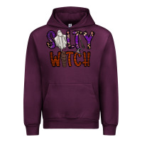 Mauve Wine Salty Witch Urban Hoodie - CowhideDigitalArt
