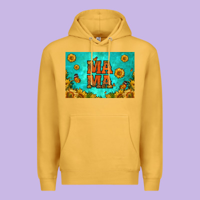 Sunflowers Mama Skinny Metal Can Holder Premium Hoodie Designed By Hra Design Shop