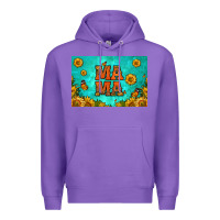 Purple sunflowers mama skinny metal can holder Premium Hoodie - HRA Design Shop