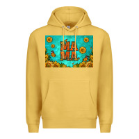 Antique Gold sunflowers mama skinny metal can holder Premium Hoodie - HRA Design Shop