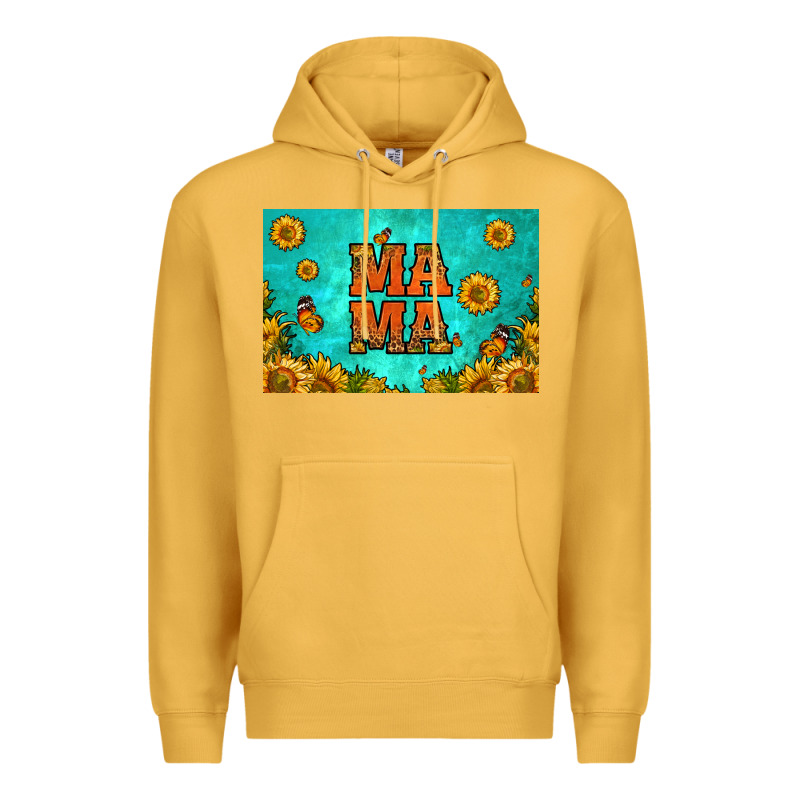 Sunflowers Mama Skinny Metal Can Holder Premium Hoodie by HRA Design Shop | Teevron
