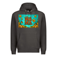 Smoke sunflowers mama skinny metal can holder Premium Hoodie - HRA Design Shop