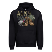 Black army wife Urban Hoodie - SublimationCraftShop