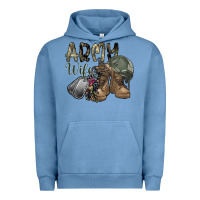 Pigment Pebble Blue army wife Urban Hoodie - SublimationCraftShop