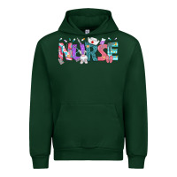 Forest Green Easter Nurse Easter Day Urban Hoodie - Neo Western