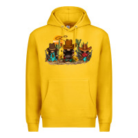 Lemon western gnomies Premium Hoodie - FaDigitalArtStudio