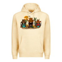 Pina Colada western gnomies Premium Hoodie - FaDigitalArtStudio