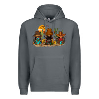 Rock western gnomies Premium Hoodie - FaDigitalArtStudio