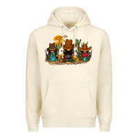 Sandshell western gnomies Premium Hoodie - FaDigitalArtStudio