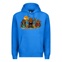 True Royal western gnomies Premium Hoodie - FaDigitalArtStudio