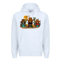 White western gnomies Premium Hoodie - FaDigitalArtStudio
