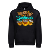 Black she's a sunflower beautiful fierce free Urban Hoodie - HRA Design Shop
