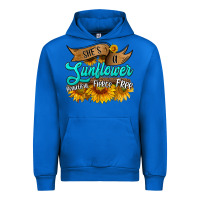 Cobalt she's a sunflower beautiful fierce free Urban Hoodie - HRA Design Shop