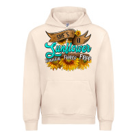 Sandshell she's a sunflower beautiful fierce free Urban Hoodie - HRA Design Shop
