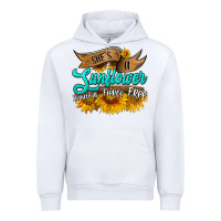 White she's a sunflower beautiful fierce free Urban Hoodie - HRA Design Shop