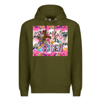 Army Green He is risen 20oz tumbler Premium Hoodie - Neo Western