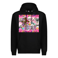 Black He is risen 20oz tumbler Premium Hoodie - Neo Western