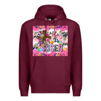 Burgundy He is risen 20oz tumbler Premium Hoodie - Neo Western