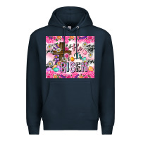 Navy He is risen 20oz tumbler Premium Hoodie - Neo Western
