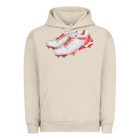 Pigment French Oak red cleats fa element Urban Hoodie - FaDigitalArtStudio