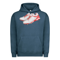 Pigment Midnight Navy red cleats fa element Urban Hoodie - FaDigitalArtStudio
