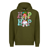 Army Green Hip hop Happy Easter Premium Hoodie - Neo Western