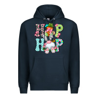 Navy Hip hop Happy Easter Premium Hoodie - Neo Western