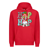 Red Hip hop Happy Easter Premium Hoodie - Neo Western