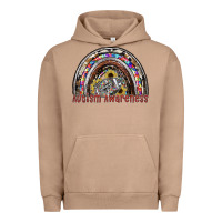 Pigment Burro autism avareness football Urban Hoodie - SublimationCraftShop