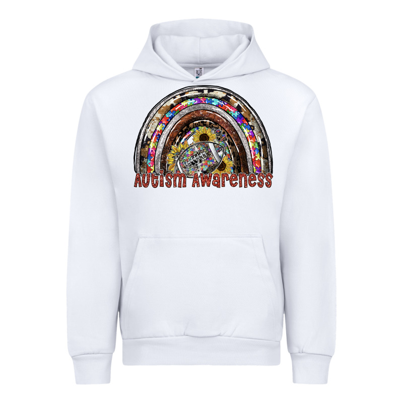 Autism Avareness Football Urban Hoodie by SublimationCraftShop | Teevron