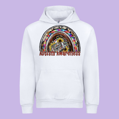 Autism Avareness Football Urban Hoodie Designed By Sublimationcraftshop