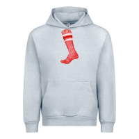Heather Grey red sock fa element Urban Hoodie - FaDigitalArtStudio