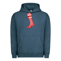 Pigment Midnight Navy red sock fa element Urban Hoodie - FaDigitalArtStudio