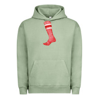 Pigment Oil Green red sock fa element Urban Hoodie - FaDigitalArtStudio