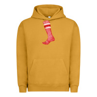 Pigment Peanut Butter red sock fa element Urban Hoodie - FaDigitalArtStudio