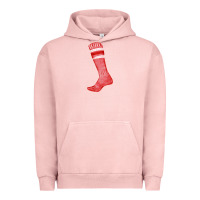 Pigment Salmon red sock fa element Urban Hoodie - FaDigitalArtStudio
