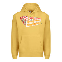 Antique Gold white christmas cake Premium Hoodie - FaDigitalArtStudio