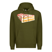 Army Green white christmas cake Premium Hoodie - FaDigitalArtStudio