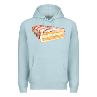 Blue Mist white christmas cake Premium Hoodie - FaDigitalArtStudio