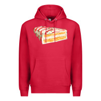 Cardinal white christmas cake Premium Hoodie - FaDigitalArtStudio