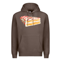 Coffee white christmas cake Premium Hoodie - FaDigitalArtStudio
