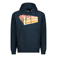 Navy white christmas cake Premium Hoodie - FaDigitalArtStudio