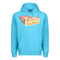 Ocean Blue white christmas cake Premium Hoodie - FaDigitalArtStudio